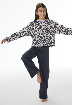 Long Animal-Print Marshmallow Pyjamas - Nightwear