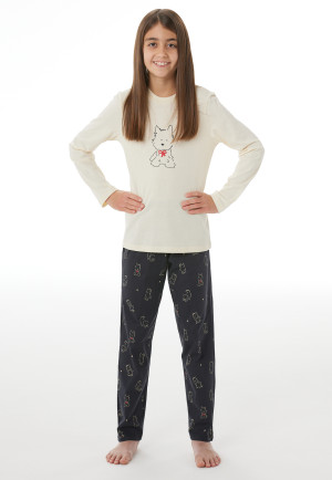 Lange pyjama met honden en marshmallows - Nightwear