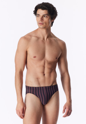 Slip supermini a strisce marroni - Long Life Soft