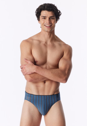 Striped "Acqua" supermini briefs - Long Life Soft