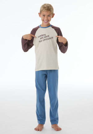 Schlafanzug lang Skateboard marshmallow - Nightwear