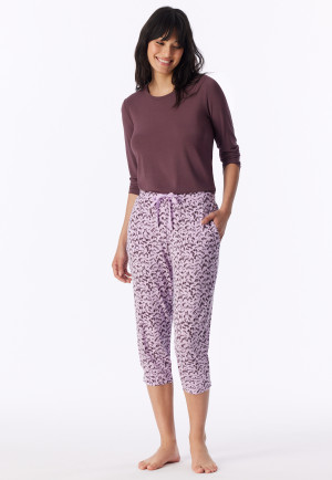 3/4-broek met manchetten en veren, multicolor - Mix+ Relax