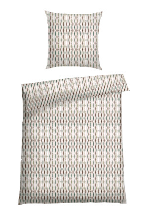 Parure de lit 2 pièces Renforcé vert menthe imprimé - SCHIESSER Home