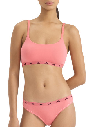 Bustier met uitneembare pads Fuchsia - ADIDAS
