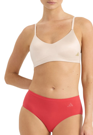 Hipster Slip 3er-Pack Rot/Blau/Braun - ADIDAS