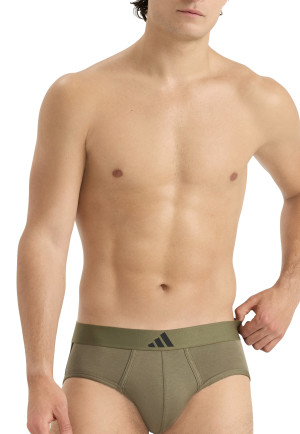 Slip 2-pack Zwart/Olijf - ADIDAS