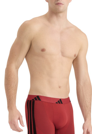 Boxers ajustés lot de 2 Noir/Rouge - ADIDAS