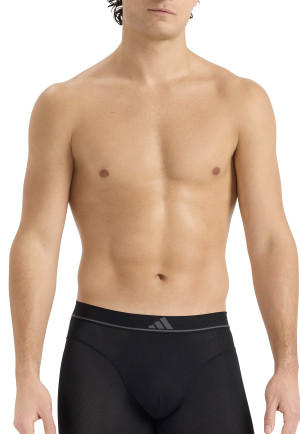 Aansluitende boxershorts 2-pack Zwart/Grijs - ADIDAS