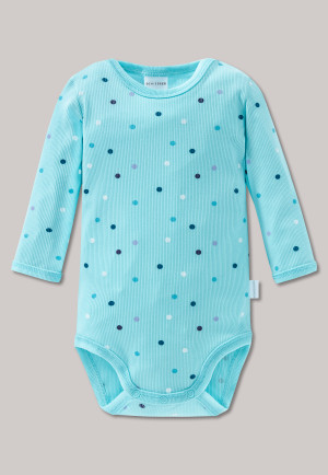 SCHIESSER Baby Body ohne Arm FISCH blub blub Gr 68 74 80 86 92 98 104 Bodies NEU