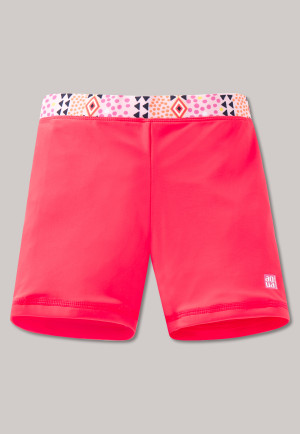 Swim shorts SPF40+ folklore light red - Folky Flamingo