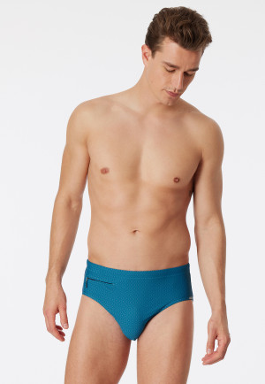 Badehose Slip Wirkware petrol - Classic Swim