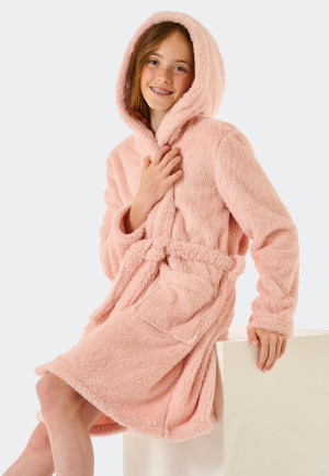 Badjas teddyfleece rosé - Original Classics