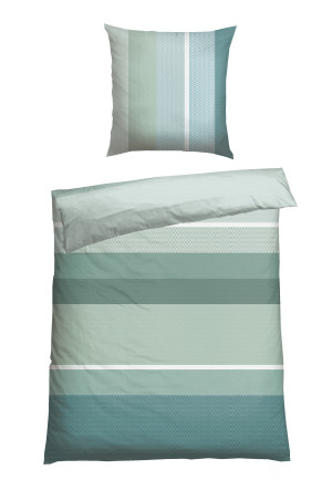 Bed linen 2-piece Renforcé multicolored striped - SCHIESSER Home
