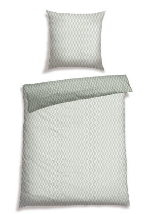 Bed linen 2-piece renforcé mint patterned - SCHIESSER Home