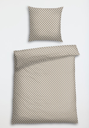 Bed linen 2-piece satin sahara patterned - SCHIESSER Home