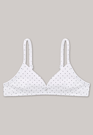 Soutien-gorge blanc à pois - Original Classics