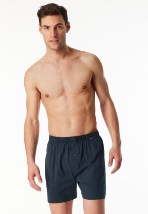 Boxershorts 2er-Pack Jersey schwarz/petrol - Boxershorts Multipacks