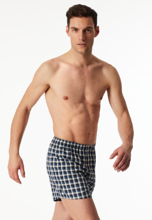 Boxer shorts 2-pack woven fabric check multi-colored - Boxer shorts multipack