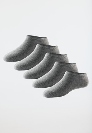 Damensneaker 5er-Pack stay fresh silbergrau-meliert - Bluebird