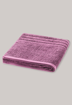 Shower towel 70*140 cm, structured, mauve