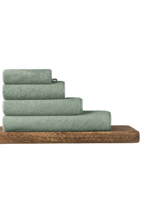 Milano guest towel 30x50 light green - SCHIESSER Home