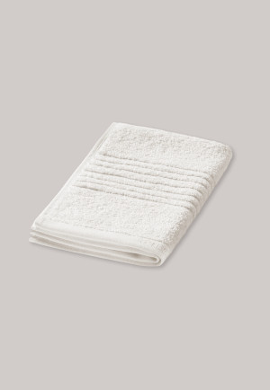 Asciugamano ospite strutturato 30x50 bianco avorio - SCHIESSER Home