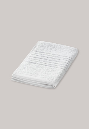 Guest towel textured white 30cm x 50cm