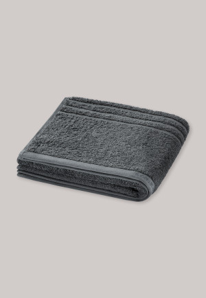 Porta asciugamani dalla superficie strutturata 50x100 antracite - SCHIESSER Home