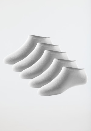 Socquettes pour homme lot de 5 stay fresh blanc - Bluebird