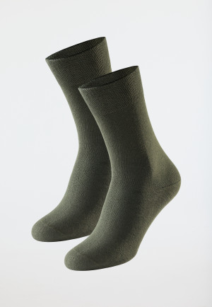 Chaussettes pour homme lot de 2 stay fresh kaki - Bluebird