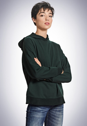 Hoodie groen -Revival Nele