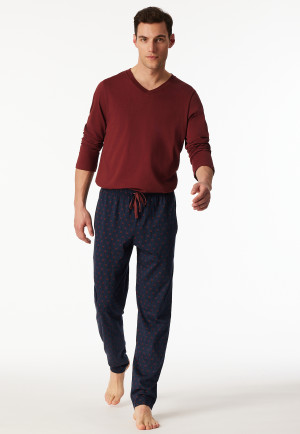 Lange broek met veelkleurige bedrukt - Mix+ Relax