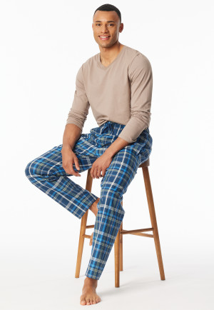Hose lang Webware multicolor kariert - Mix+Relax