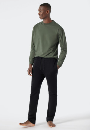 Pantaloni della tuta lunghi di colore nero - Revival Vincent