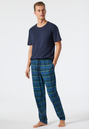 Homme Vêtements Vêtements de nuit Pyjamas et vêtements dintérieur Pyjama coton long Pyjamas Chemises de nuit Jack & Jones pour homme en coloris Bleu 