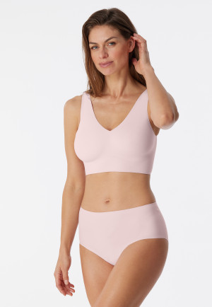 Culotte maxi microfibre rose tendre - Invisible Soft