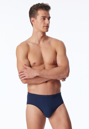 Minislip dunkelblau gemustert - Cotton Casuals
