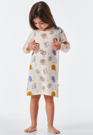 Flwydran camicia da notte in cotone per bambine dai 3 ai 12 anni 