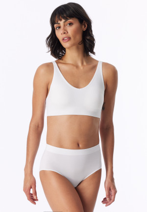 Retro briefs seamless white - Classic Seamless