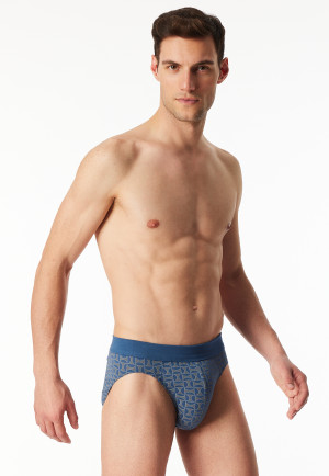 Slip rio in fantasia grigio brunastro - 95/5