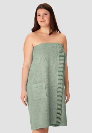 Bottoni per asciugamano da sauna verde chiaro - SCHIESSER Home