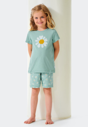 DHASIUE Kinder Mädchen Schlafanzug Kurz Sommer Pyjamas Nachtwäsche Kurze Baumwolle Einhorn Flamingo 1-6 Jahre