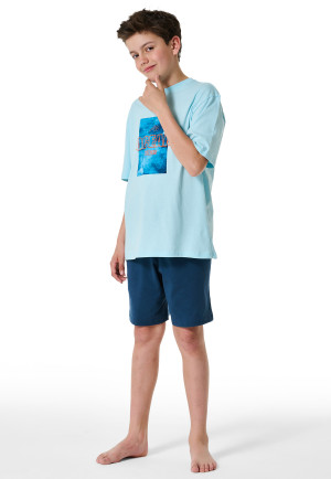 Schlafanzug kurz Organic Cotton mint - Nightwear