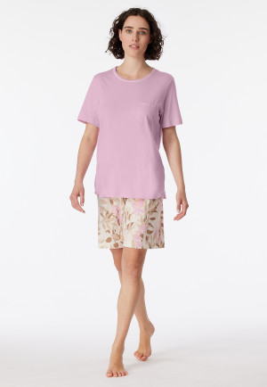 Shortama poeder roze - Comfort Nightwear