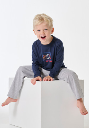 Pigiama lungo auto blu scuro - Nightwear bambini