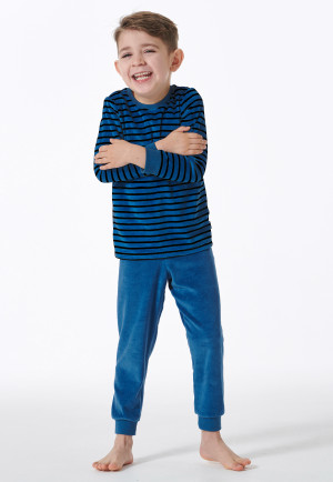 Pajamas long cuffs stripes blue - Boys World
