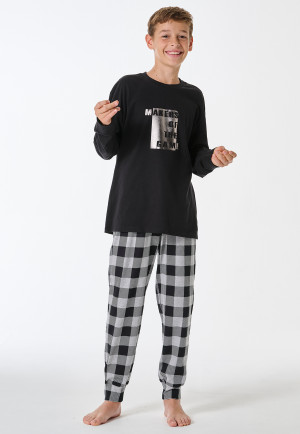Lange pyjama zwart - Teens Nightwear