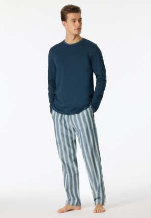 Pyjamas long Organic Cotton stripes admiral - selected! premium