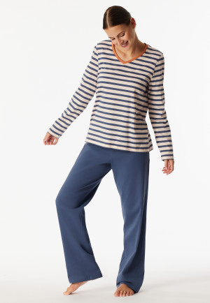 Long pyjamas striping champagne - Casual Essentials