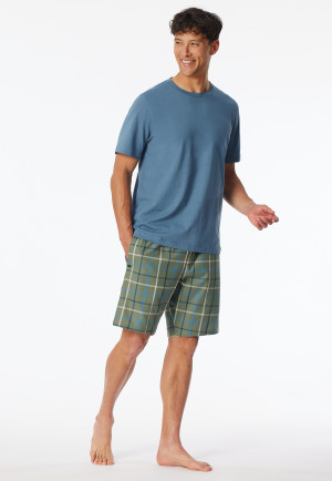 Shirt kurzarm atlantikblau - Mix+Relax